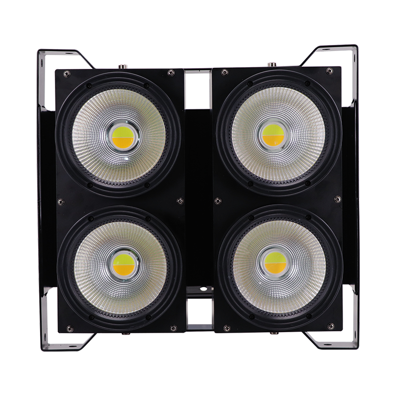 A-2 Four Eye 4x100W White Cob Stage Audience LED Matrix Light DMX Blinder Stage Lights